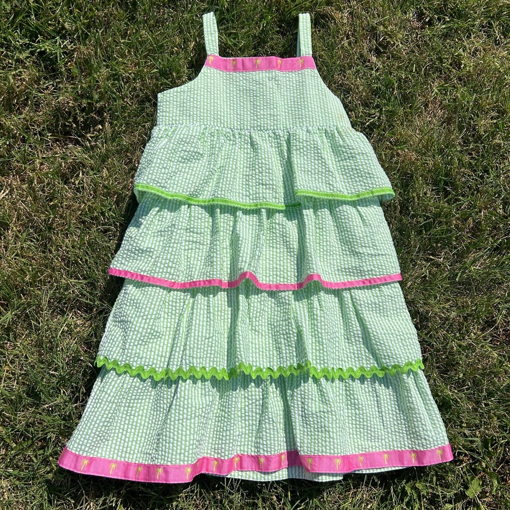 Seersucker dress EUC🌴